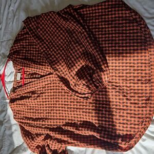 A new day oversized gingham top